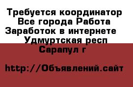 Требуется координатор - Все города Работа » Заработок в интернете   . Удмуртская респ.,Сарапул г.